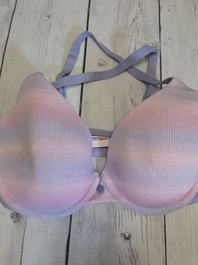 Victoria's Secret Pastel Ombre T-Shirt Bra - Lavender & Pink 32 DD